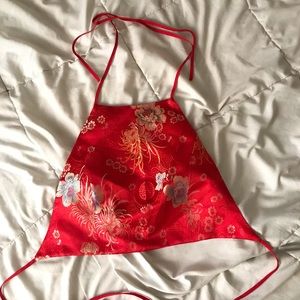 Crop halter top